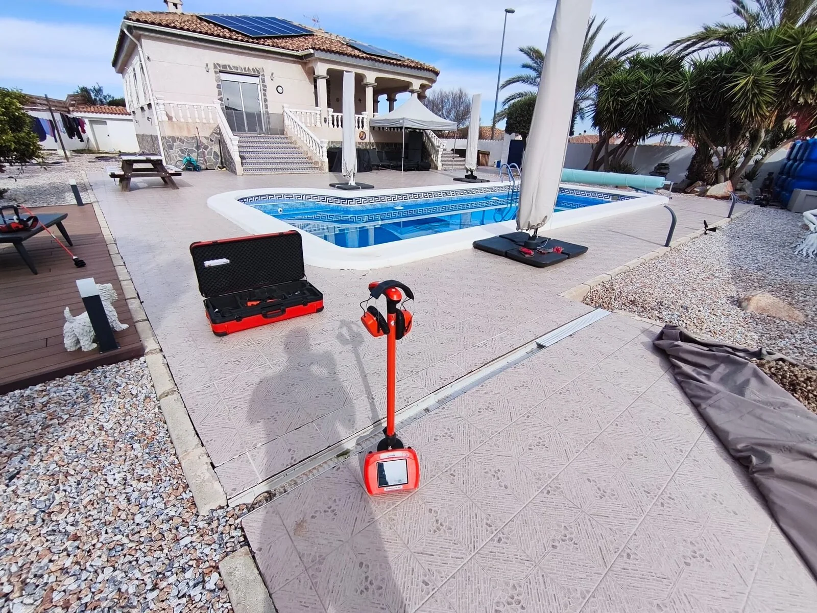 Fugas en piscinas en la Región de Murcia